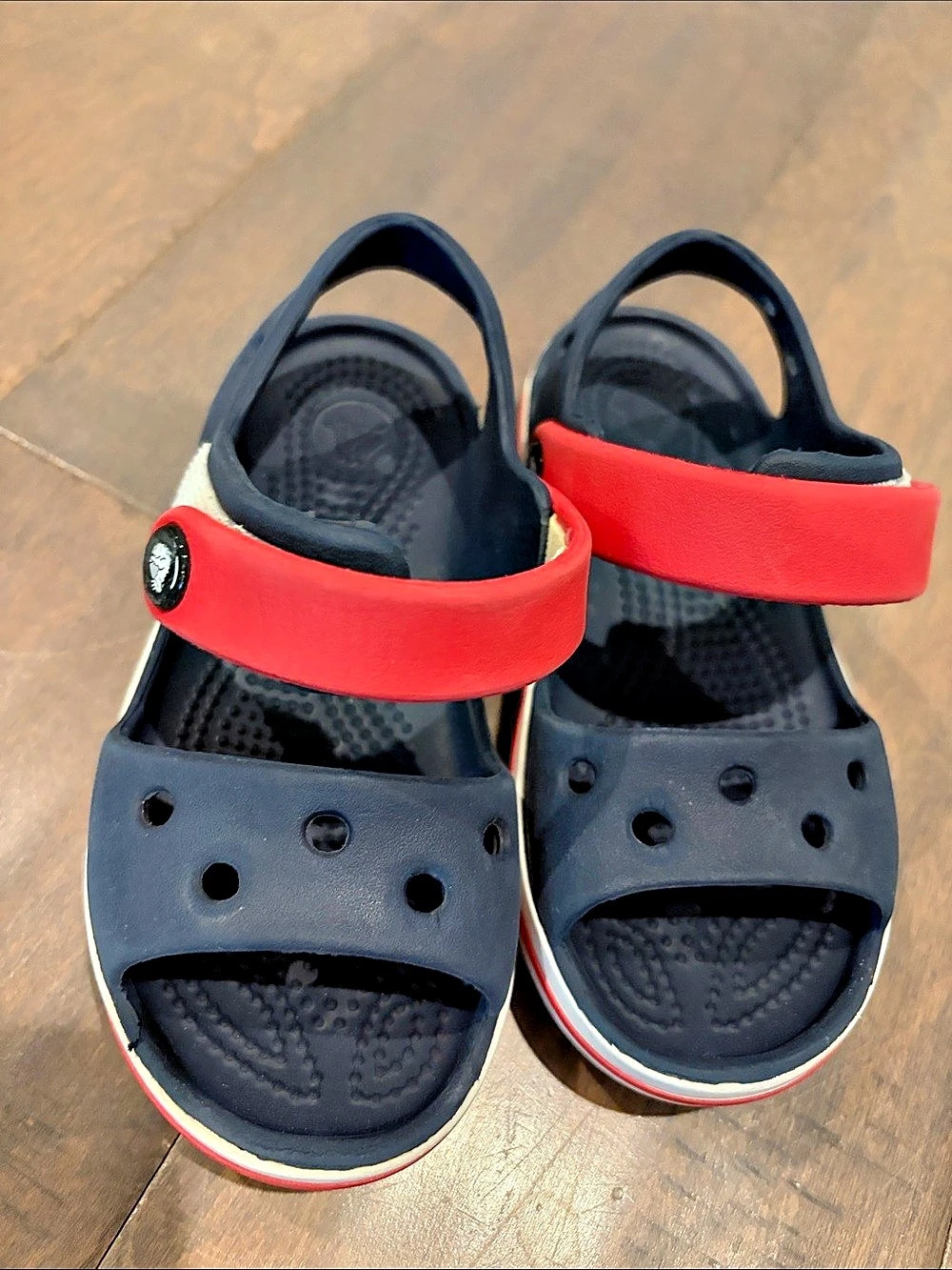 Crocs t9 9 boys toddler Sandal Blue & Red